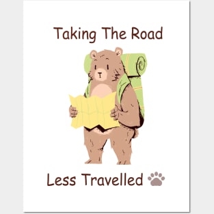 Travel Bear | Trek | Hike | Explore Posters and Art